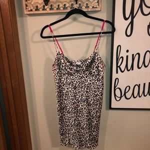 Victoria’s Secret leopard print chemise
